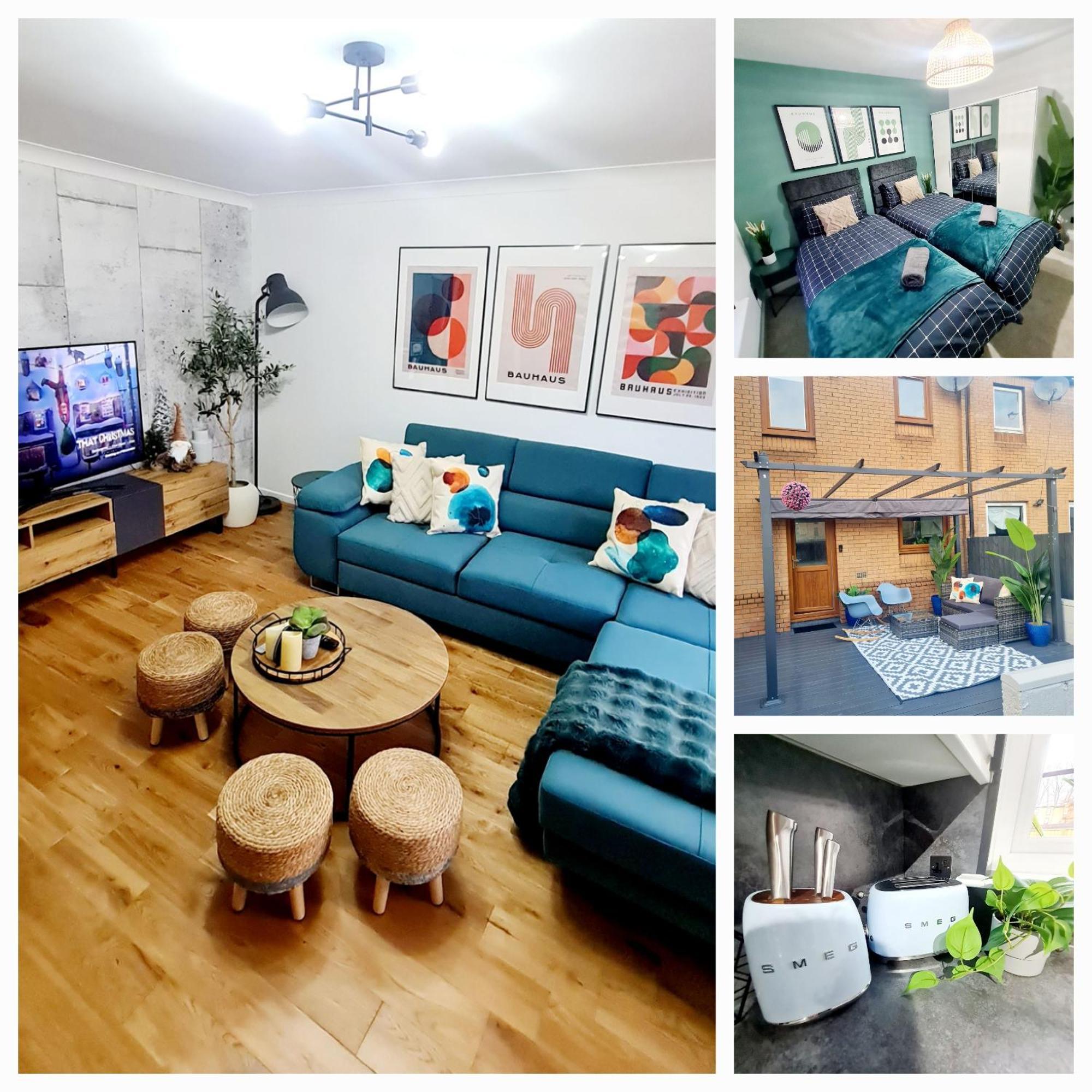 Апартаменты Bright 3Br Walking Distance To Town - Free Parking Глазго Экстерьер фото